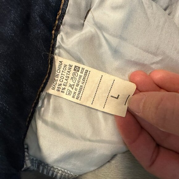 Warm lined jeans for winter - size large - Picture 3 of 4